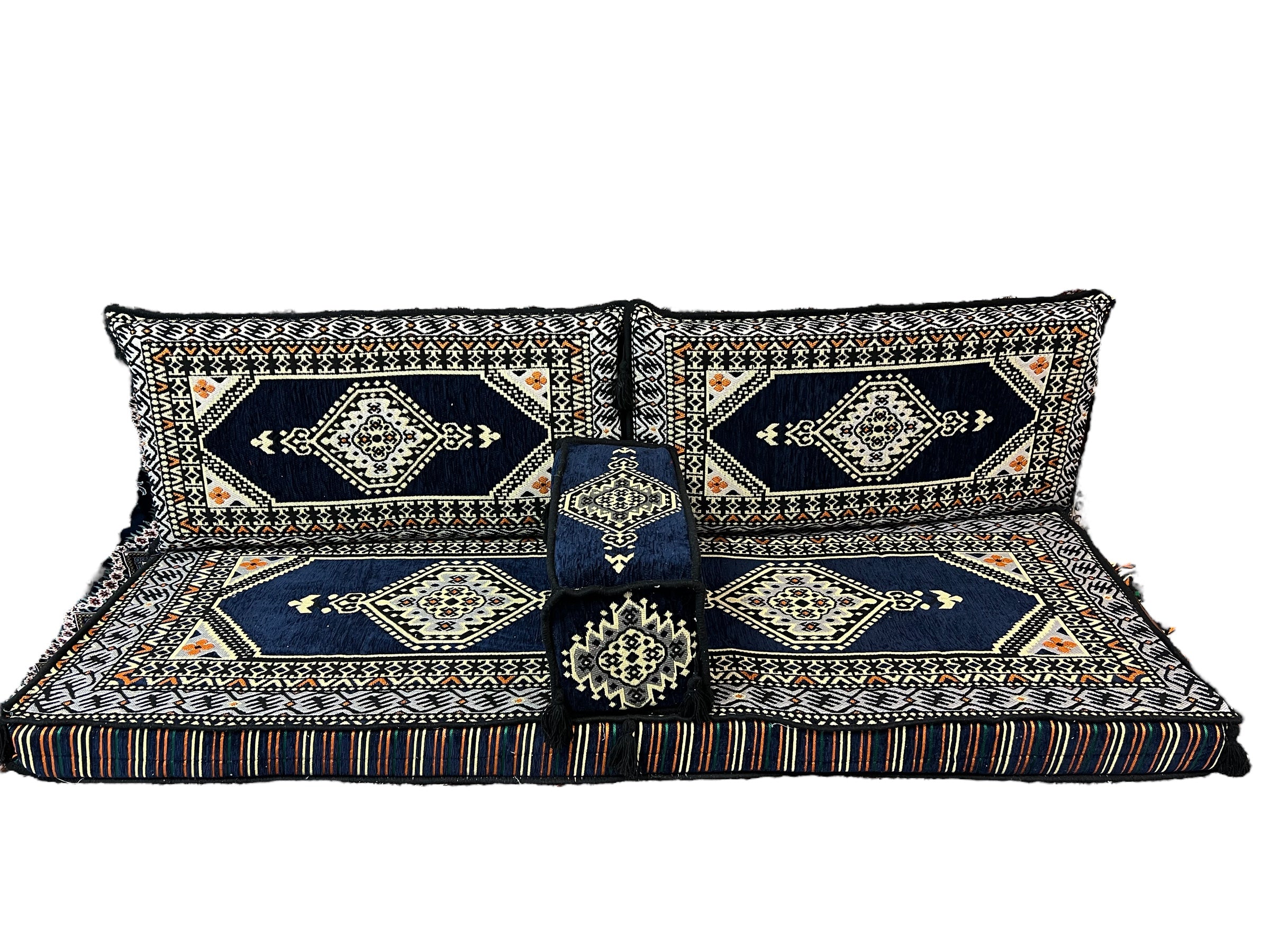Bilal Rgs Arabic Majlis Living Sofa Sets - Handmade Arabic Seating at Bilal Rugs